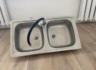 Grajewo ogłoszenia: Sprzedam zlew razem z kranem z demontażu. Cena 100zł - zdjęcie