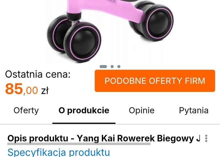Grajewo ogłoszenia: Sprzedam rowerek biegowy.