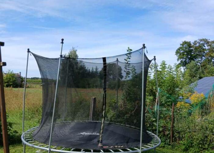 Grajewo ogłoszenia: Sprzedam trampolinę. Brak osłony na sprężyny.